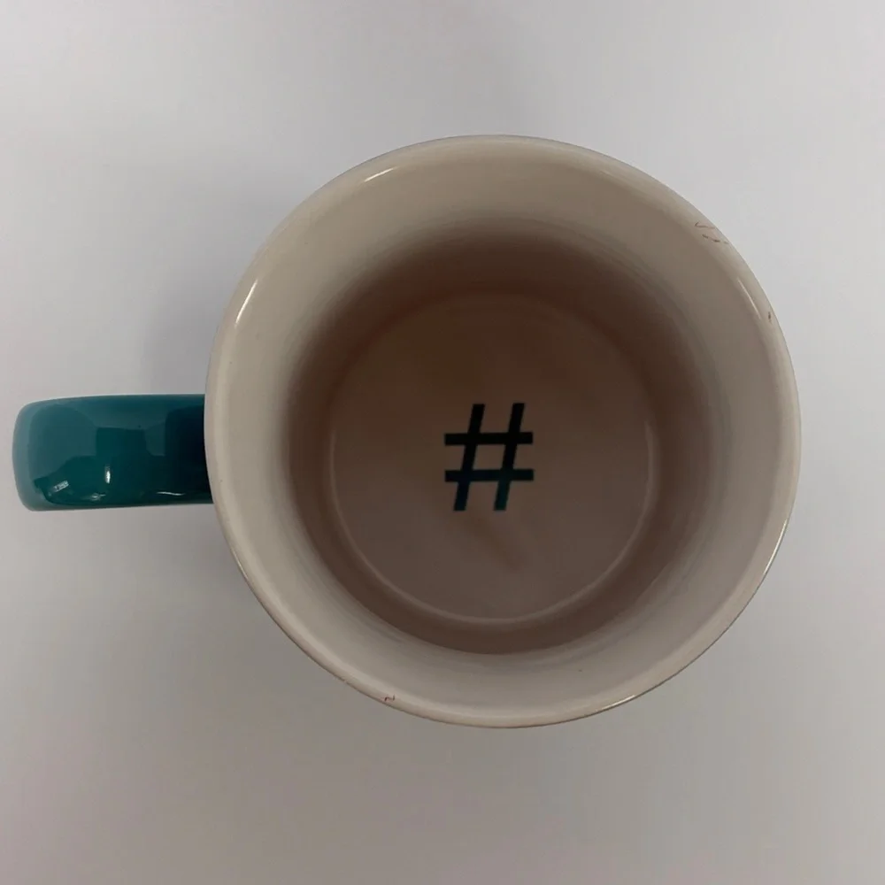 “#iwokeuplikethis” Teal Mug - Picture 5 of 8